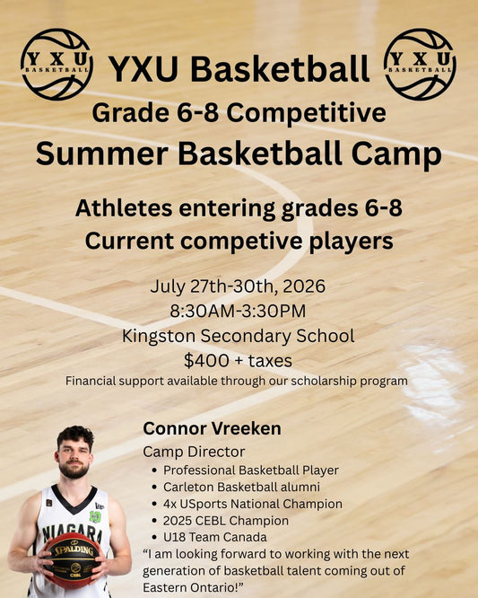 2026 YXU Grade 6-8 Competitive Camp