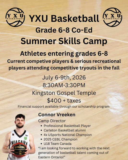 2026 YXU Grade 6-8 Skills Camp