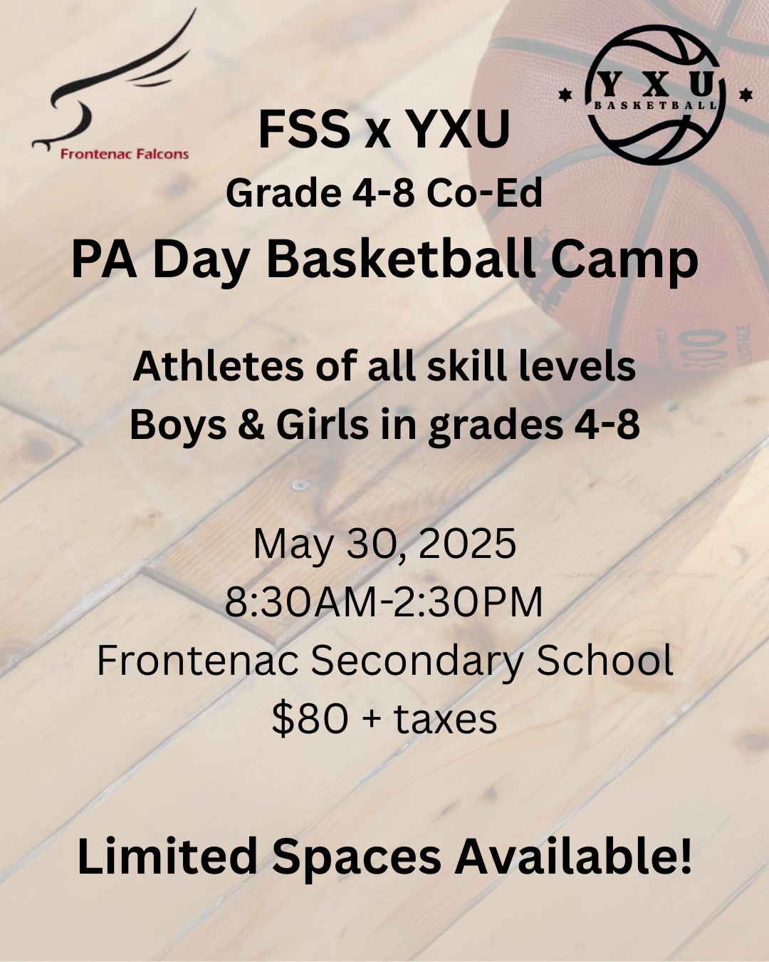 PA Day Skills Camp - May 30th, 2025